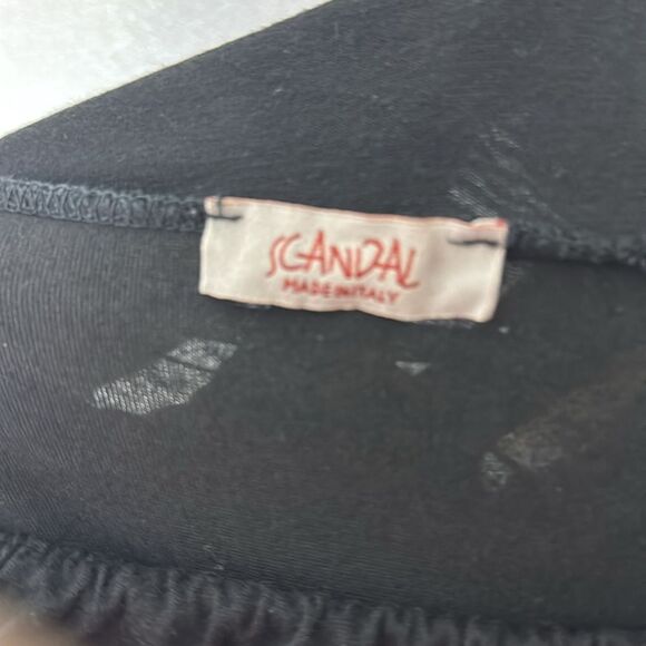 Scandal Italy Shredded Tiered Silk Ruffle Skirt - Picture 4 of 5